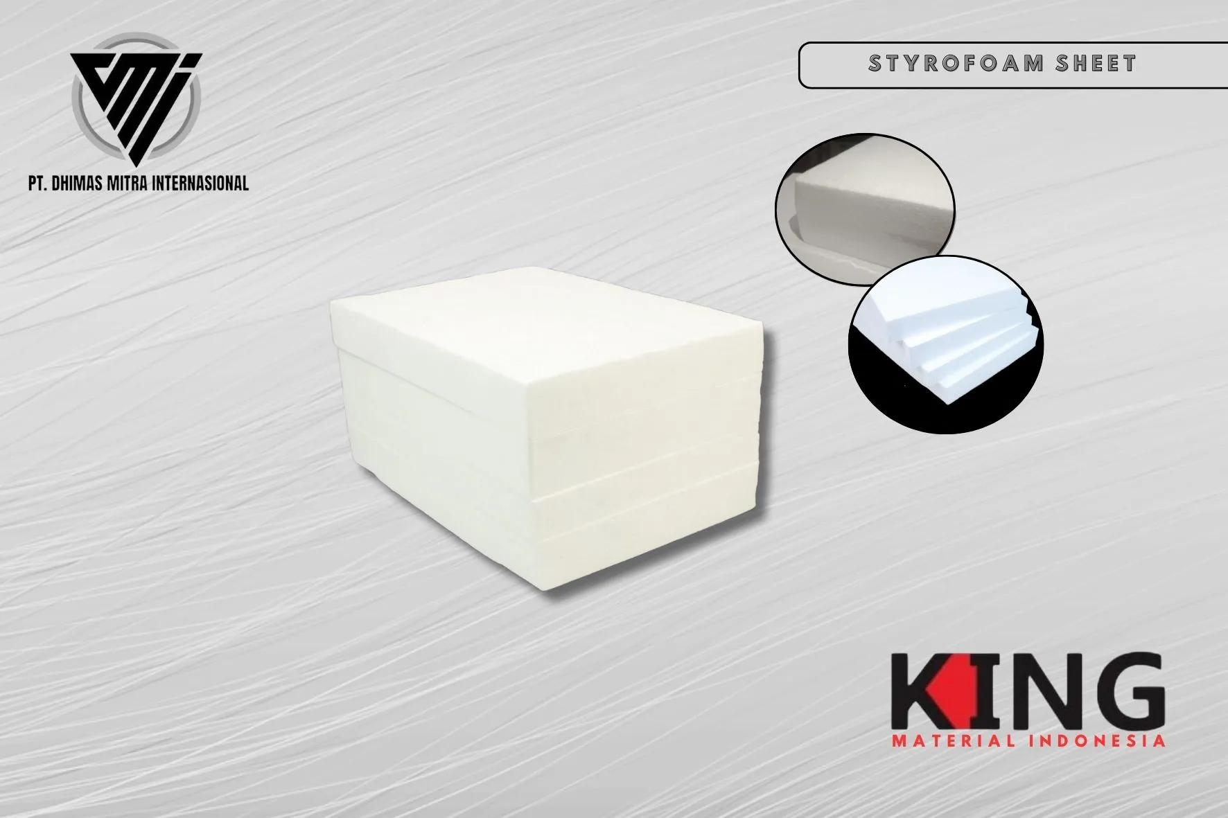 STYROFOAM GABUS LEMBARAN 1MM-5MM 100cm x 200cm