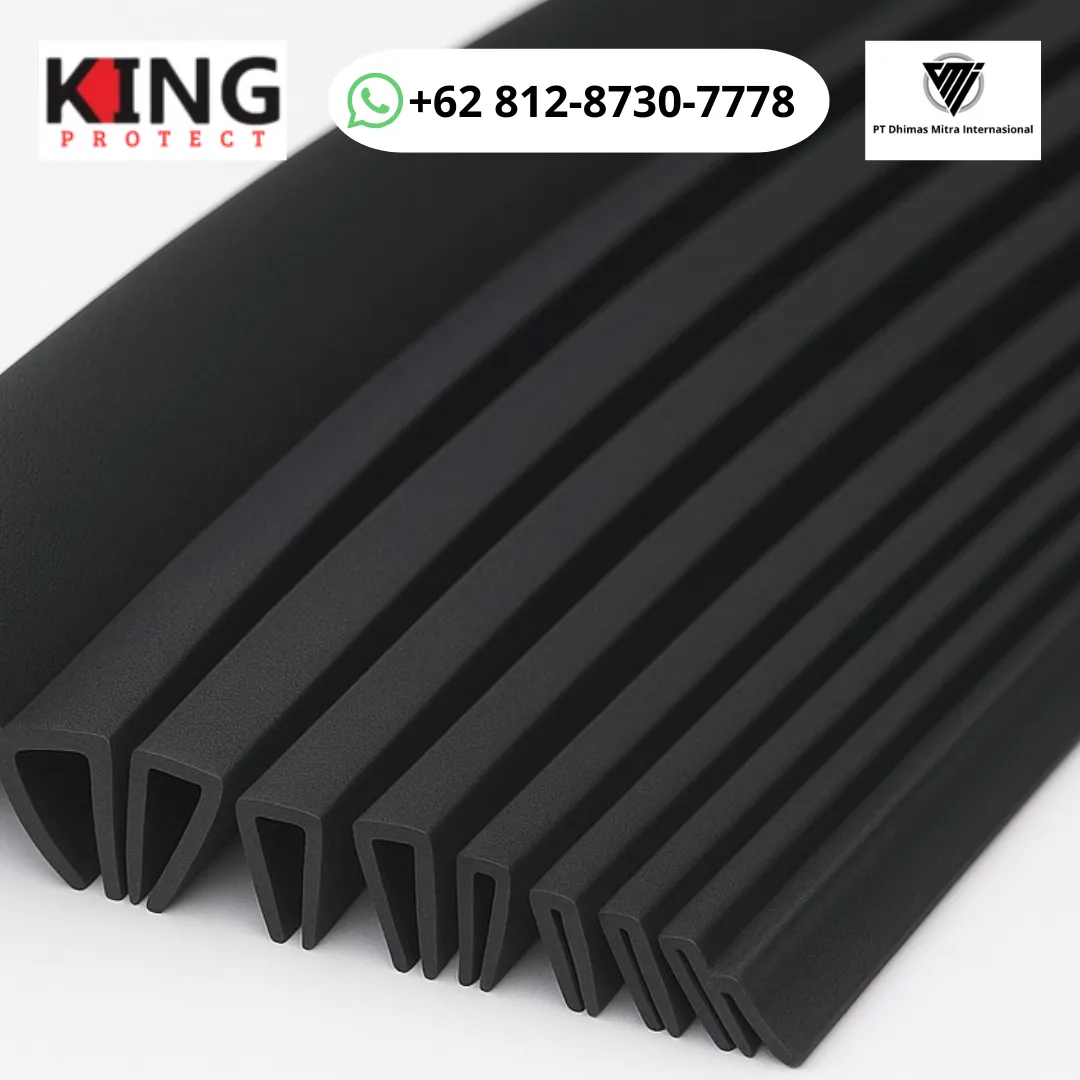 KARET LIST JEPIT GARIS U - KARET PELINDUNG TEPIAN